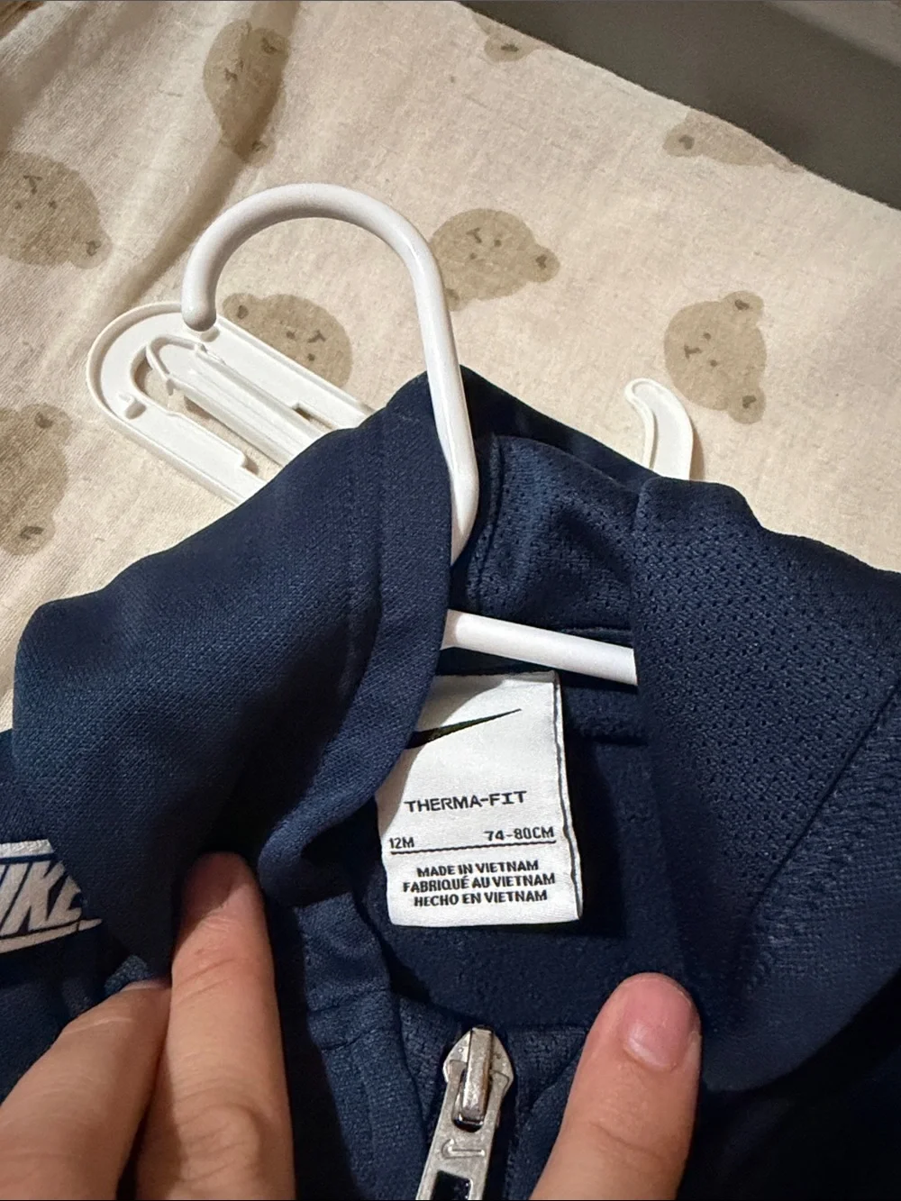 Nike Navy Blue Kids Full-Zip Hoodie